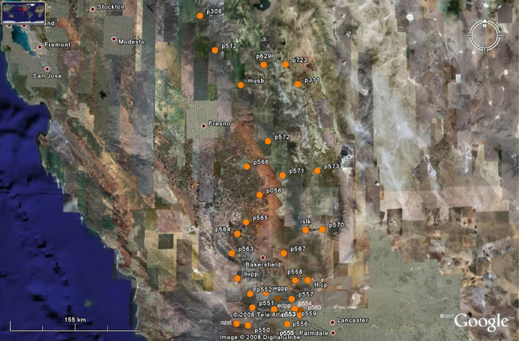 Map of CSE stations